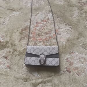 Gucci Beige and Black Crossbody Bag